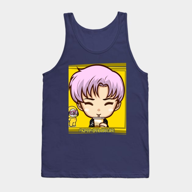 KPOP MERCH  PLUS BOBA IS LIFE Tank Top by Bubbly Tea